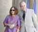 Christian Lacroix et sa femme Françoise ont assisté au sacre de Line Renaud en tant que Grand Officier de l"Ordre National du Mérite, le 30 juin 2009