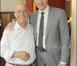 Michel Boucau et Patrick de Carolis étaient présents pour féliciter Line Renaud faite Grand Officier à l'Ordre National du Mérite, au Palais de l'Elysée, mardi 30 juin 2009