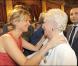 Michelle Laroque a assisté au sacre de Line Renaud en tant que Grand Officier à l"Ordre National du Mérite, au Palais de l"Elysée, mardi 30 juin 2009