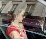 Britney Spears arrivant à Paris, le 3 juillet 2009