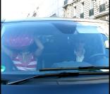 Britney Spears arrivant à Paris, le 3 juillet 2009