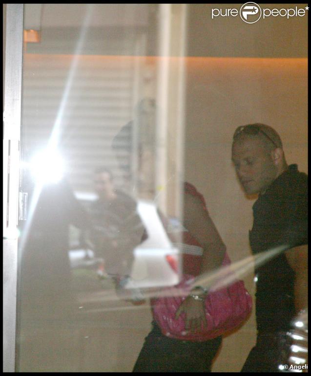 Britney Spears arrivant à Paris, le 3 juillet 2009
