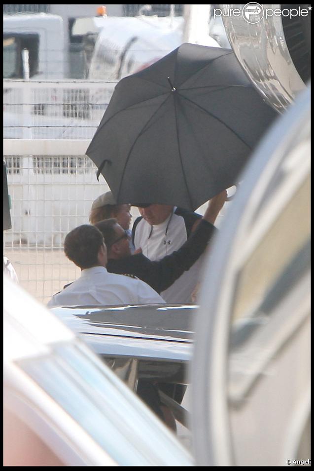 Britney Spears arrivant à Paris, le 3 juillet 2009