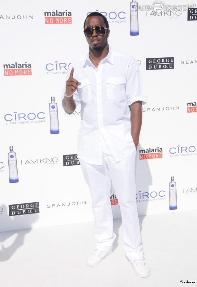 P. Diddy hier soir à Los Angeles au White Ball