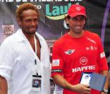 Gary Dourdan lors du tournoi de racquetball à Vallododid en Espagne le 5 juillet 2009