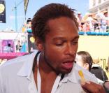 Gary Dourdan lors du tournoi de racquetball à Vallododid en Espagne le 5 juillet 2009