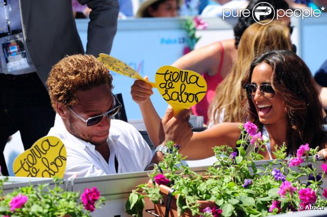 Gary Dourdan et sa petite amie Maria del Alamo  lors du tournoi de racquetball à Vallododid en Espagne le 5 juillet 2009