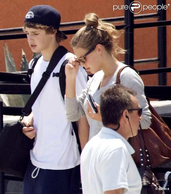 Hopper Penn et Dylan Penn en vacances au Mexique 