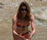 Steffi Graf en vacances en famille à Capri