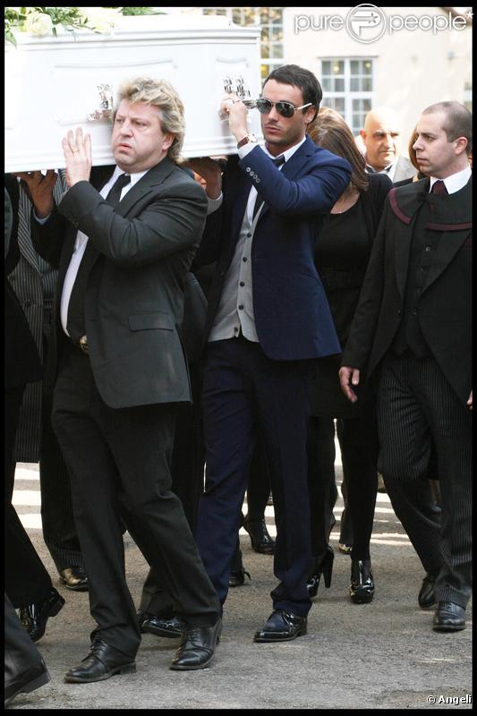 Jack Tweed lors de l'enterrement de Jade Goody le 4 avril 2009