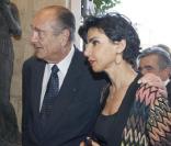 Rachida Dati aux côtés de Jacques et de Bernadette Chirac 