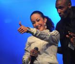 Kenza Farah et Kery James, arrivés à 