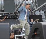 Christophe Maé en première partie de Johnny Hallyday, le 16 juin 2009, à La Beaujoire de Nantes
