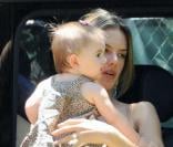 Alessandra Ambrosio, son chéri Jaime Azur et leur fille Anja Louise, à Los Angeles