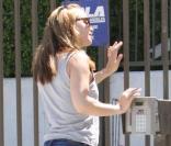 Christina Ricci à Los Angeles à la recherche d'un box à louer le 11 juillet 2009
