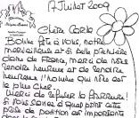 La lettre de Brigitte Bardot, adressée à Carla Bruni