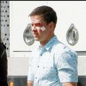 Mark Wahlberg avec le visage en sang... un boxeur plus vrai que nature !