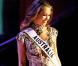 Erin McNaught, Miss Australie 2006, lors de l'élection de Miss Univers !