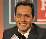 Marc Anthony hier soir mardi 21 juillet à New York pour une conférence de presse avec le club Miami Dolphins.
