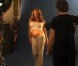 Le tournage de la publicité pour les crèmes Palmer avec Angie Everhart