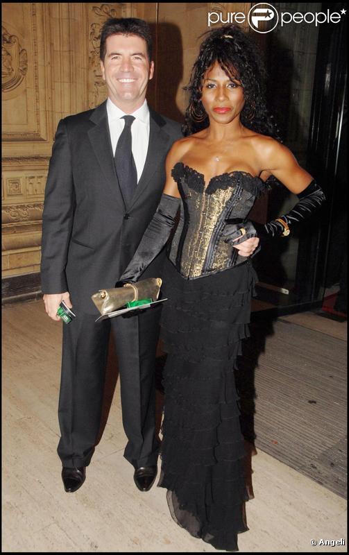 Simon Cowell et son ex-compagne Sinitta 
