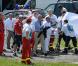 Le pilote brésilien Felipe Massa, victime d'un terrible accident lors des essais qualificatifs du Grand Prix de Hongrie, le 25 juillet 2009 !