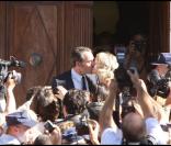  Mariage d'Alexandra Lamy et Jean Dujardin, le 25 juilet 2009. 
 &nbsp; 