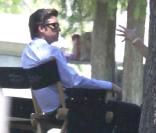Patrick Dempsey alias Dereck sur le tournage de la saison 6 de Grey's Anatomy. Juillet 2009