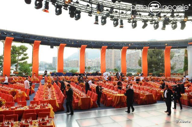 Ambiance de folie au 61e gala de la Croix Rouge à Monaco vendredi 31 juillet