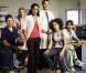 Dans la série  Hawthorne , la belle Jada Pinkett Smith est la chef des infirmières du Richmond Trinity Hospital.  