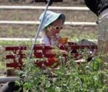 Jennifer Garner et ses filles Violet et Seraphina passent du bon temps au marché de la ferme, à Los Angeles