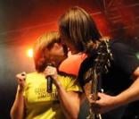 Anaïs sur la scène de Brive la Gaillarde (4 août 2009)