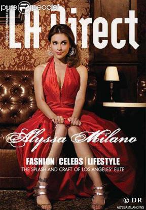 La super belle Alyssa Milano en couverture de L.A. Direct !