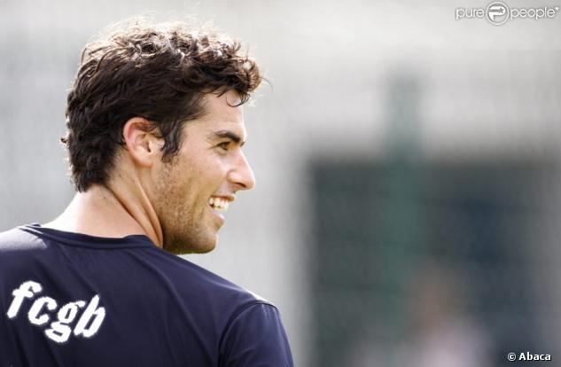 Yoann Gourcuff à l'entraînement au Château du Haillan près de Bordeaux, le 7/08/09