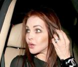 Priscilla Presley à la sortie d'un restaurant à Hollywood, le 12 août 2009.