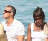 Naomi Campbell et Vladislav Doronin à Saint-Tropez le 15 août 2009