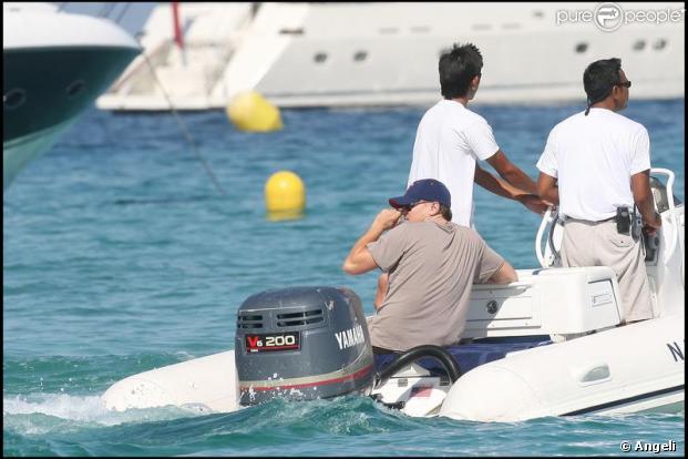 Leonardo DiCaprio à Saint-Tropez le 15 août 2009