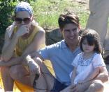 Tom Cruise, Katie Holmes et leur fille Suri Cruise