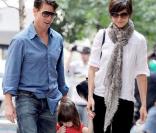 Tom Cruise, Katie Holmes et leur fille Suri