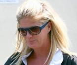 Rachel Hunter très en forme à Los Angeles le 17/08/09