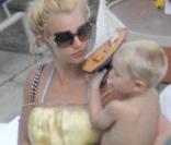 Britney Spears et ses enfants en vacances