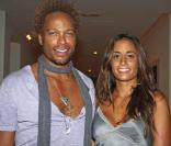 Gary Dourdan et Maria Del Alamo à une soirée privée, à Ibiza. 23/08/09