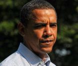 Barack Obama en vacances sur l'île de Martha's Vineyard aux Etats-Unis le 26 août 2009