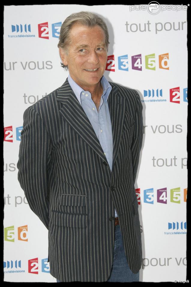 William Leymergie lors de la conférence de presse de la rentrée de France Télévisions le 27 août 2009