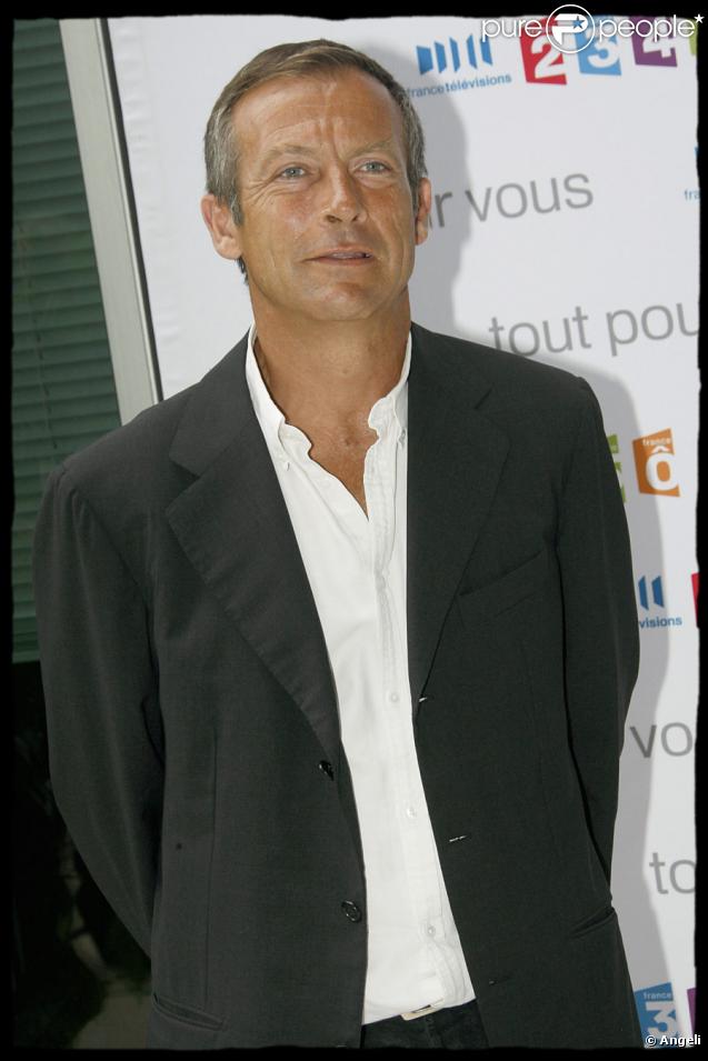 Laurent Bignolas lors de la conférence de presse de la rentrée de France Télévisions le 27 août 2009