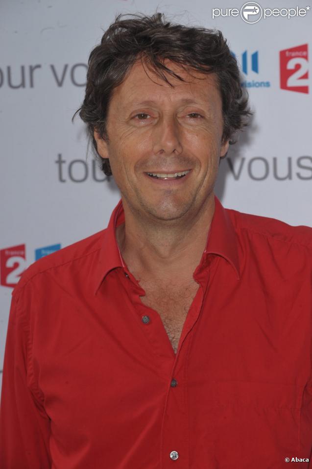 Antoine de Maximy lors de la conférence de presse de la rentrée de France Télévisions le 27 août 2009