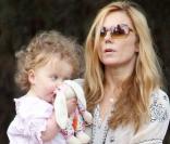 Geri Halliwell et sa fille Bluebell 
