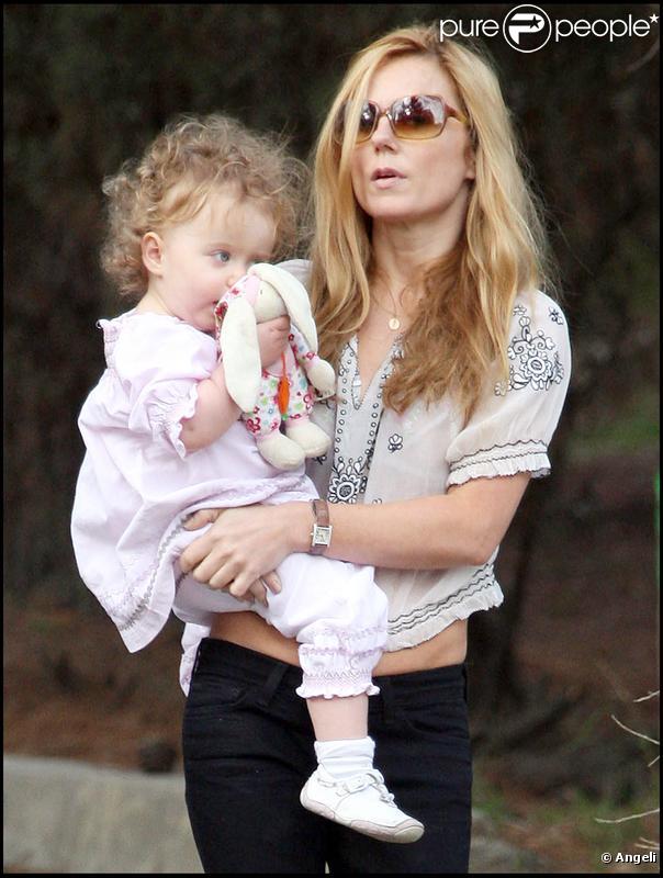 Geri Halliwell et sa fille Bluebell 