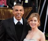 Ellen Pompeo et son mari Chris Ivery en janvier 2008