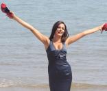 La superbe Maria Grazia Cucinotta est arrivée à Venise pour la Mostra qui se tiendra du 2 au 12 septembre... et c'est très beau !